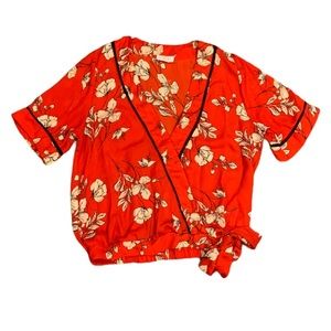 Sienna Sky Wrap Floral Blouse